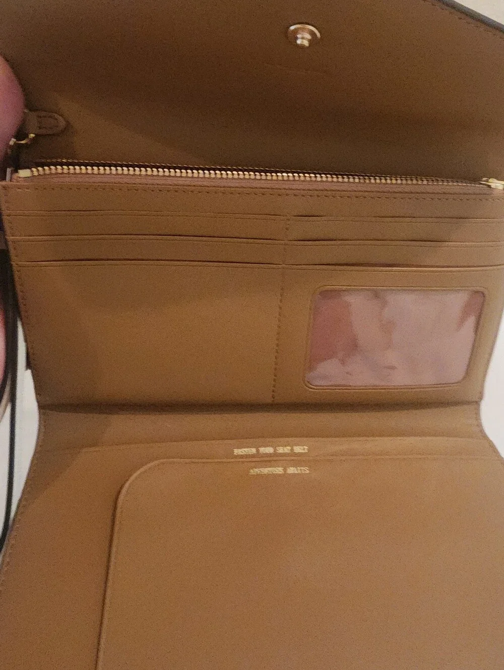 Coach Travel Envelope Wallet Wristlet Signature Canvas C1962 – Like New